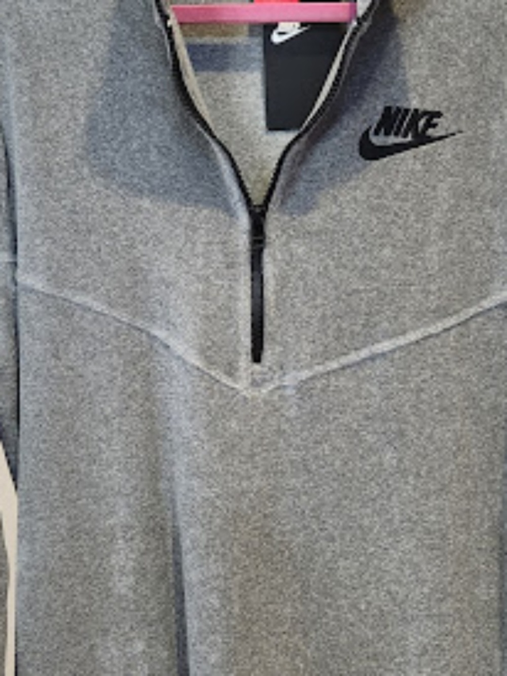 Nike Terry Cloth Athletic Fleece gray dress, NWT